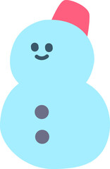 눈사람,겨울 캐릭터,감성 이모티콘,플랫 스타일,귀여운 아이콘,계절 요소,차가운 느낌