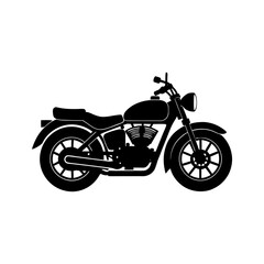 Fototapeta premium Motorcycle Silhouette vector illustration