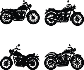Motorcycle Silhouette vector illustration