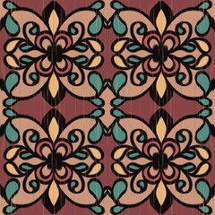 Abstract Ethnic Art, Iga Seamless Patterns, Fabric Patterns, Fabric Patterns Consist of Delicate Lines, Folk Fabric Patterns, Covers, Folk Patterns, Wallpaper, Carpet Design, Prints, Wraps