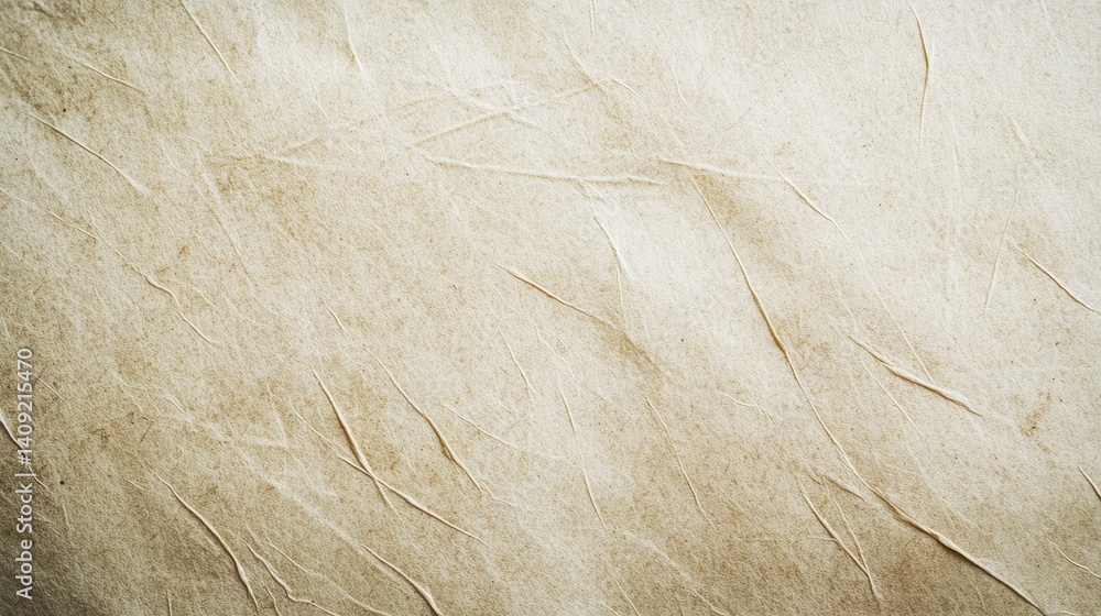 Poster a close-up of a textured paper background with visible fibers and a slightly rough surface, ideal fo