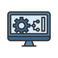 System icon vector image. Suitable for mobile apps, web apps and print media.