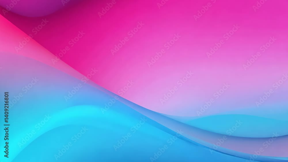 Poster dynamic vertical pink and blue gradient background with smooth textures and vibrant colours