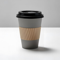 disposable coffee cup mockup