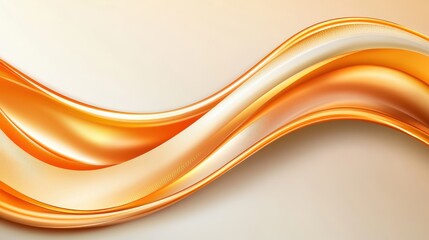 Obraz premium Abstract copper background with smooth gradients, blending warm orange and golden tones for a luxurious feel.