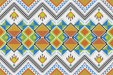 Native V textile seamless pixel pattern colorful, Design for fabric, Clothes, Curtain, Carpet, Scarf, Wrap, Handcraft, Wallpaper, Necktie ,Background and Vector illustration