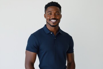 Confident Smile: A handsome individual beams with genuine happiness, showcasing a confident and approachable demeanor. Capturing positivity and authentic self-assurance.