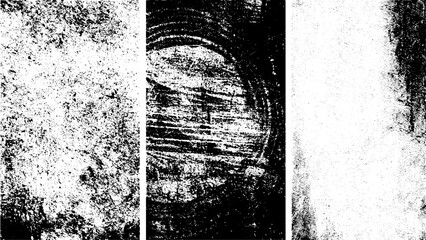 Set Of Grunges, Scratch grunge urban background. Distressed overlay texture. Grunge background. Abstract illustration, black and white paint on distressed overlay texture, Overlay Distress grain monoc