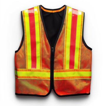 High Visibility Orange Safety Vest: Reflective Workwear for Maximum Protection in Construction & Traffic Safety