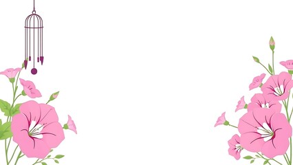 風にそよぐ花と涼やかな調べ2