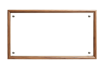 Mixed materials: wood, glass, and metal frames nested, transparent background