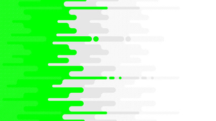 Modern Abstract Green and White Background with Geometric Elements and Gray Accents