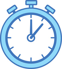 Timers icon set on transparent background Stopwatch symbol countdown Timer vector illustration