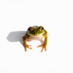 Obraz premium frog on white background