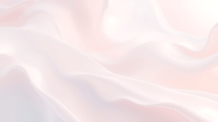 Obraz premium 優美に波打つ淡いシルク生地114