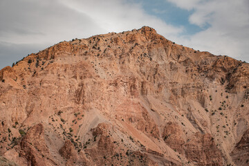 mountain landscape with clouds
