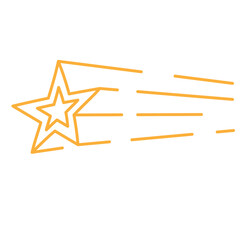 Doodle Shooting Star Illustration