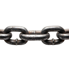 Obraz premium Rusty Metal Chain Links Close Up Dark Background