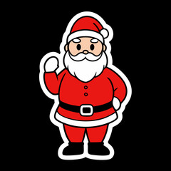 cartoon santa claus