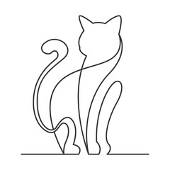 Cat logo icon design