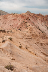 red rocks in the desert