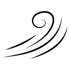 Obraz premium Outline Wind