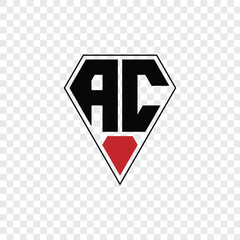 124 a shape alphabet word letter triangle geometric educational  logo diamond A C