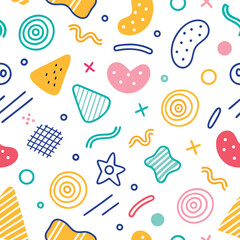 Abstract Colorful Geometric Pattern (1)