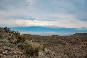 clouds over the mountain