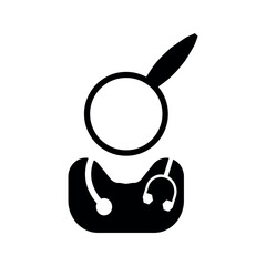 Find a physician doctor icon.