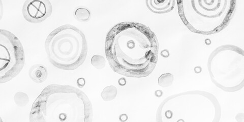 Modern Circle Design. Acrylic Frame. Modern