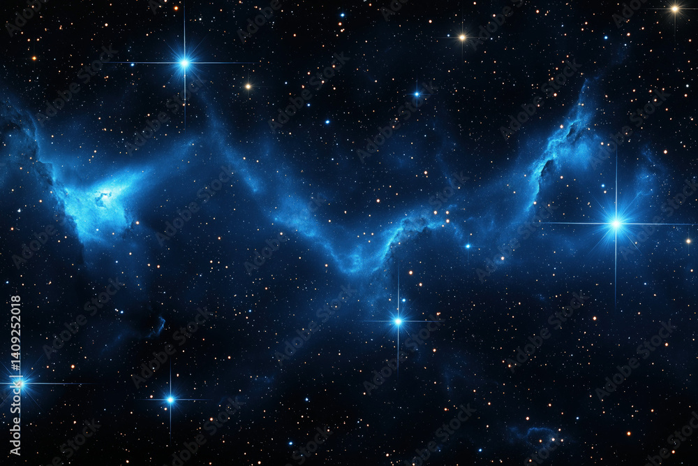 Canvas Prints a starry night background featuring a scattering of stars on a deep black canvas.