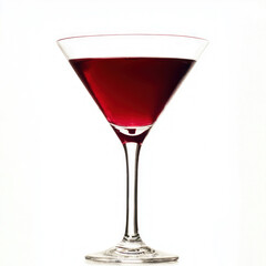 Fototapeta premium red cocktail isolated