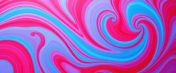 Fototapeta premium Abstract red and blue pastel swirls on textured background, artwork, wave