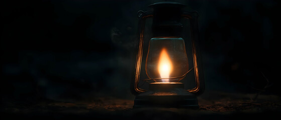 Flickering Flame in the Dark