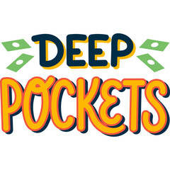 vector illustration of deep pockets