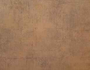 Close up of decorative brown grunge washed paint texture. Stucco wall or lime wash paint in shades of beige and brown color. Seamless background texture.