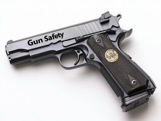 Gun Safety 3d text