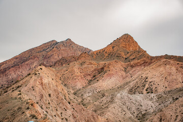 red rocks in the desert