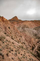 mountain landscape in the desert of israel