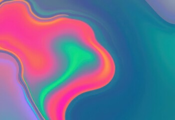 Bright green gradient fluid, abstract texture with subtle grain, sleek, wave