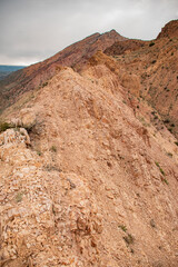 mountain landscape with blue sky