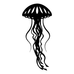 vector illustration of jellyfish © Tanjila