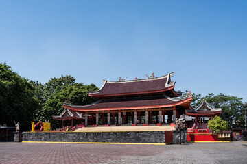 Fototapeta premium Panggung sangga buwana stage showing traditional javanese architecture in taman sari water castle