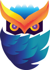 abstract vector bird logo design
