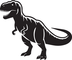 A Dinosaur Vector Art Illustration EPS File
