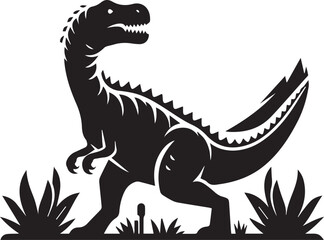 A Dinosaur Vector Art Illustration EPS File
