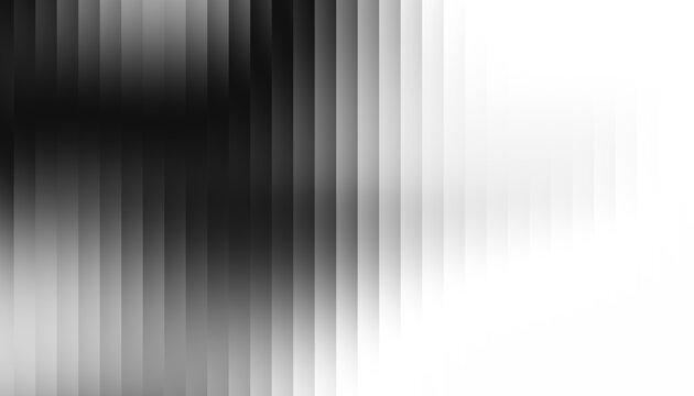 Fractal Glass Gradient Texture. Reed vertical lines patterned glass, overlay with transparent background. Universal monochrome black background stylish gradient