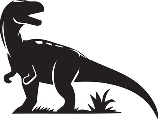 A Dinosaur Vector Art Illustration EPS File
