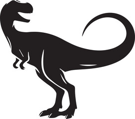 A Dinosaur Vector Art Illustration EPS File
